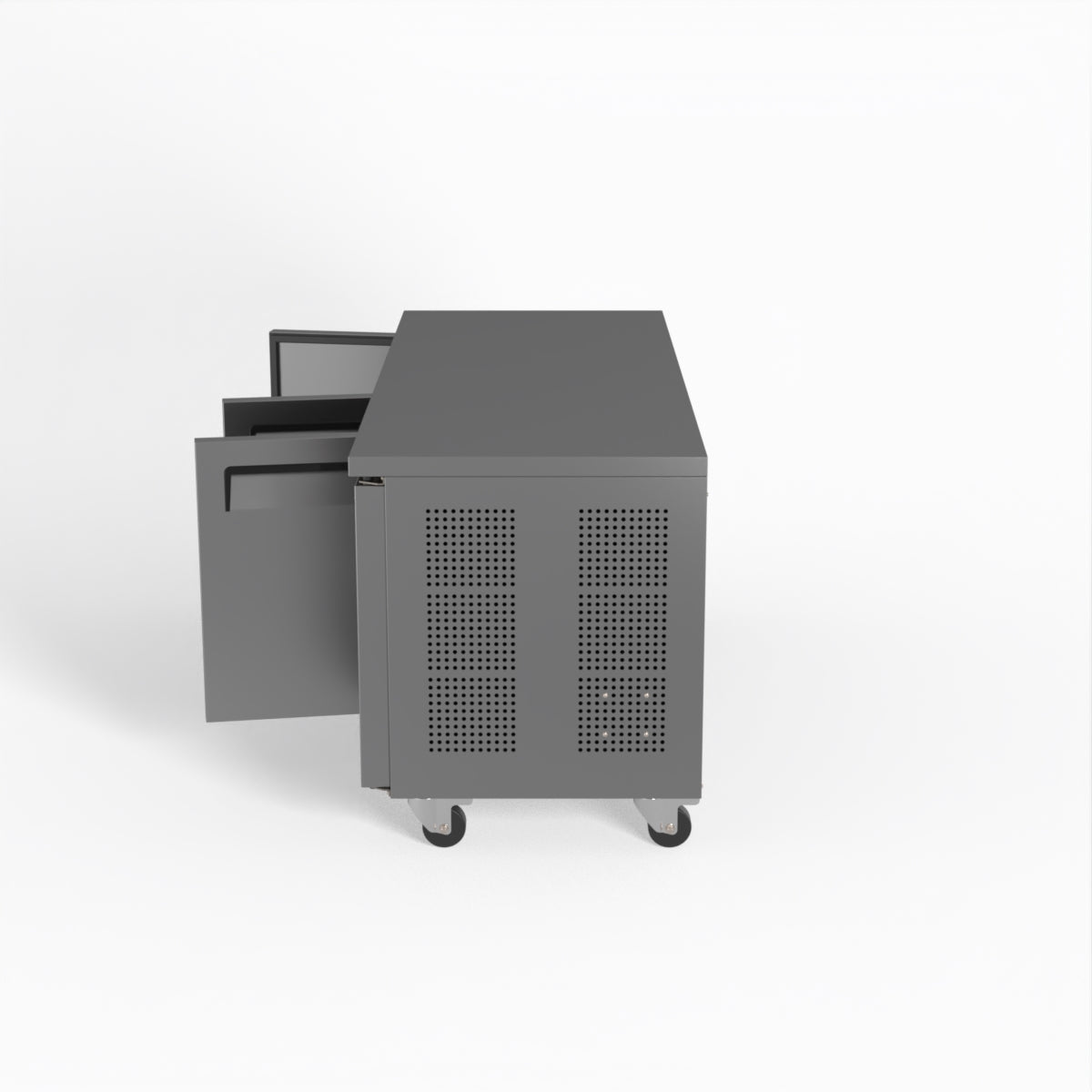 Commercial Freezer - AG 3 Door Under Counter Freezer, 700mm Depth, GNX3100BT - Perfect for Restaurants, Cafes & Catering Businesses