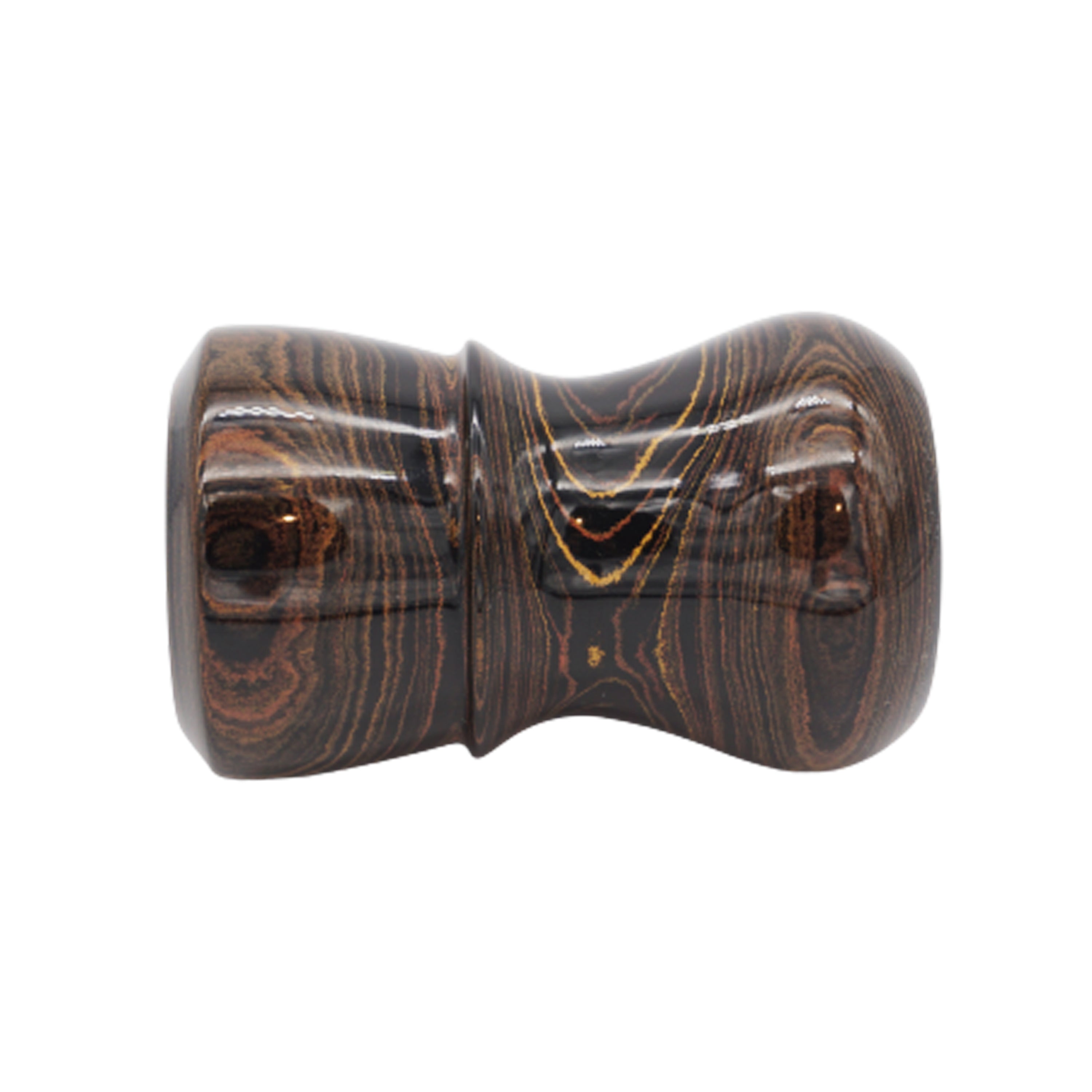 Premium Handcrafted Honey Ebonite Shaving Brush Handle - Fits 24mm & 26mm Knots - Perfect for Wet Shaving & Barber Shop Grooming Rituals