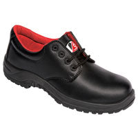 V12 Beaver Black Metal-Free 4-Eyelet Work Boots (V6411) - Durable Safety Shoes for Construction & Outdoor Work - Clearance Sale