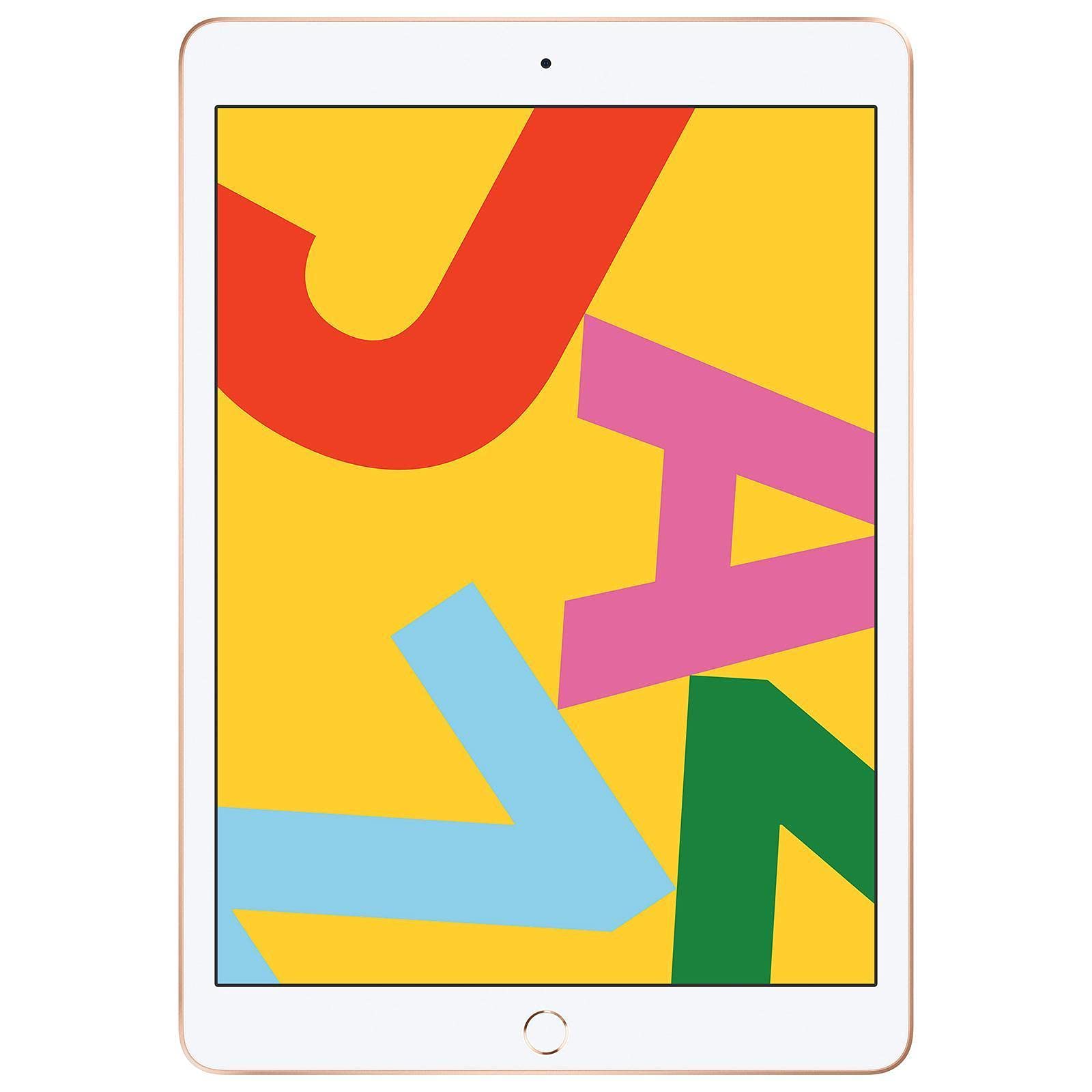 Refurbished 2019 Apple iPad 10.2-inch Wi-Fi 32GB Gold - Perfect for Work, Study & Entertainment