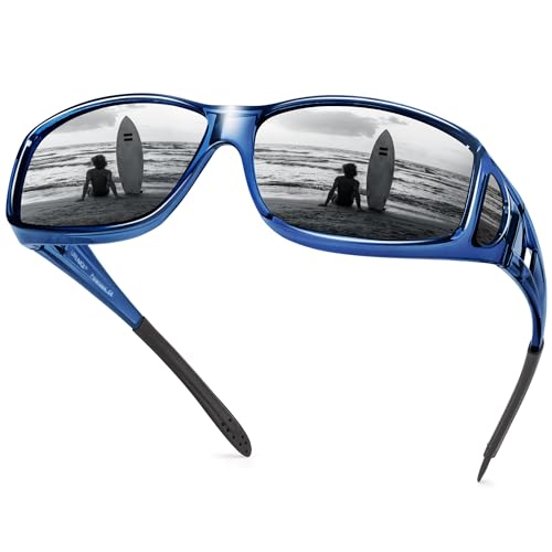 A12 Transparent Navy Blue Frame/Grey Lens