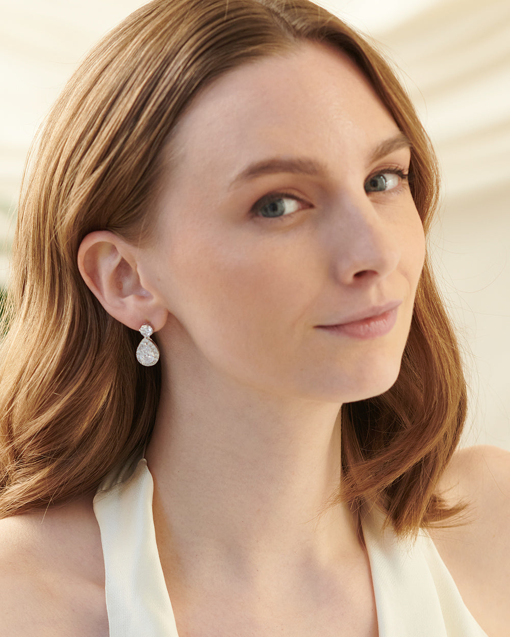 Kinsley CZ Stud Earrings for Women - Sparkling Cubic Zirconia Jewelry - Perfect for Parties, Weddings & Everyday Wear