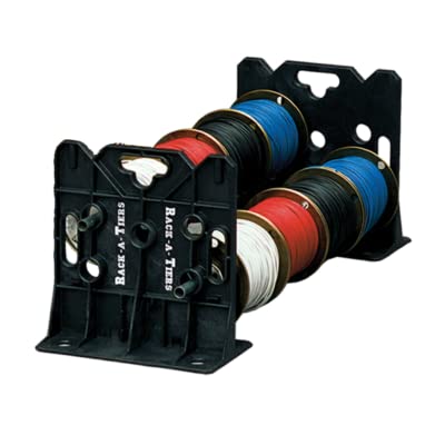 Rack-A-Tiers 11455 Multi-Purpose Wire Dispenser - Organize & Store Electrical Wires, Cables & Ropes for Home, Office & Workshop Use