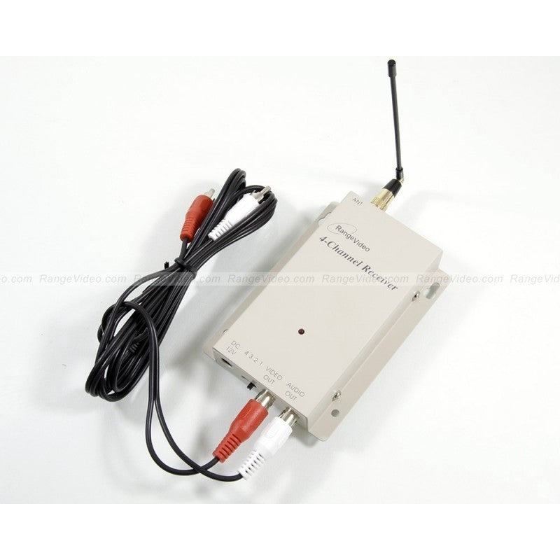 4-Channel 1.3GHz Audio/Video Receiver with Comtech RF Module - Perfect for Home Theater Systems, Surveillance Setups & Professional AV Installations