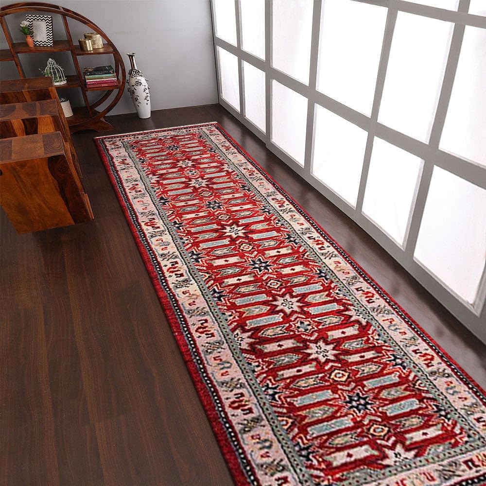 Hand Knotted Wool & Silk Eco-Friendly Oriental Area Rugs - 2'6