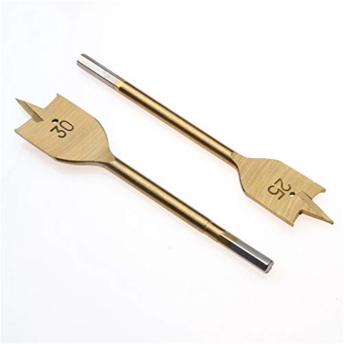 1PCS Spade Drill Bit Set - 16mm Titanium-Gold Coated Wood Boring Drill Bits for Woodworking, Hole Cutting & DIY Projects - Perfect for Furniture Making, Carpentry & Home Improvement