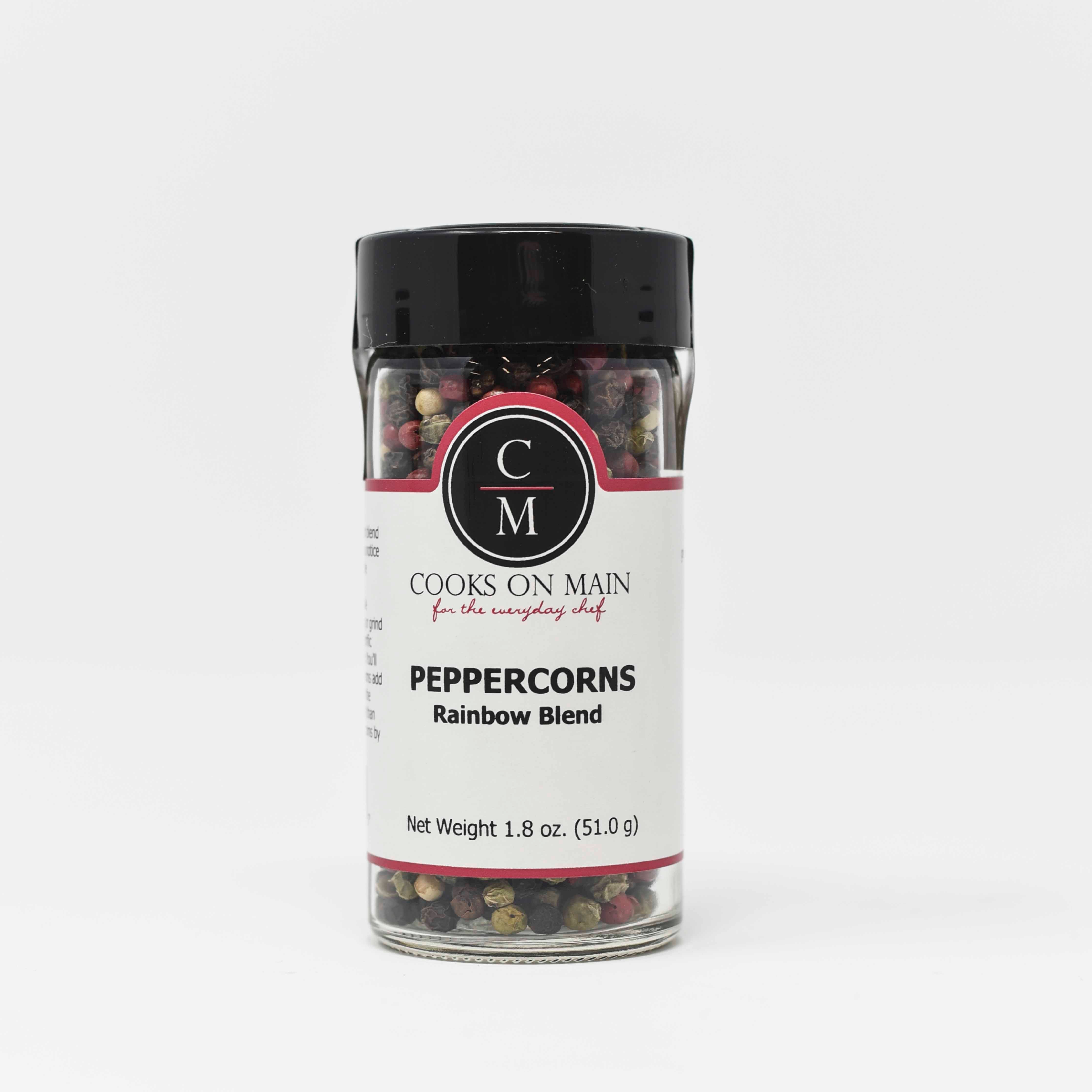 Premium Rainbow Peppercorns Blend - Gourmet Whole Peppercorns for Cooking, Grilling & Seasoning | Perfect for Steak, Salad & Gourmet Dishes