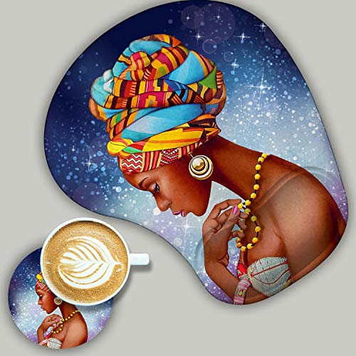 glittering background African American Women