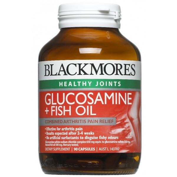 Blackmores Glucosamine + Fish Oil Joint Support Supplement - 1500mg Glucosamine & Omega-3 for Healthy Joints & Mobility - Supports Cartilage & Bone Health - Ideal for Active Adults & Seniors - Use Daily for Joint Comfort & Flexibility