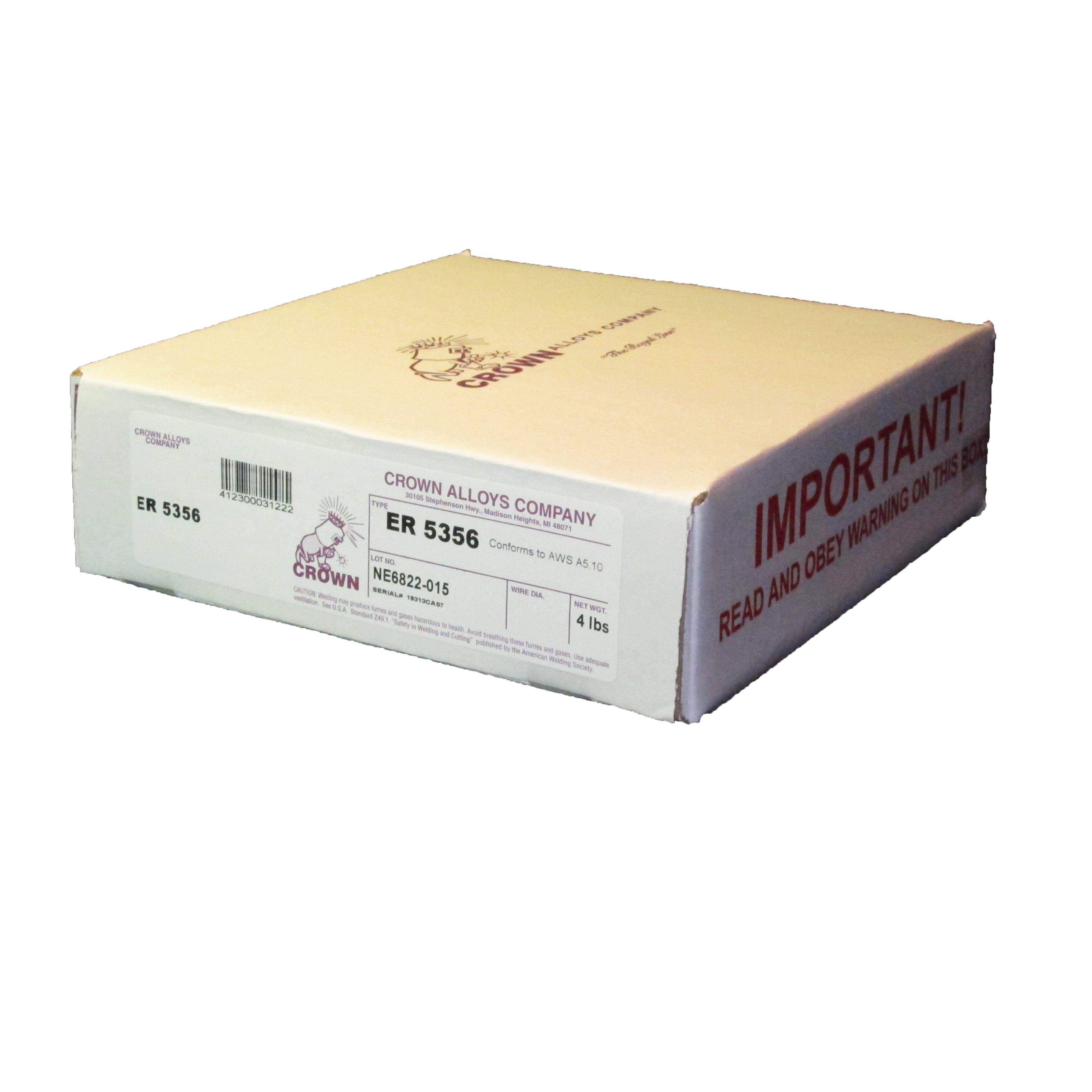 Premium ER5356 Aluminum MIG Welding Wire .030