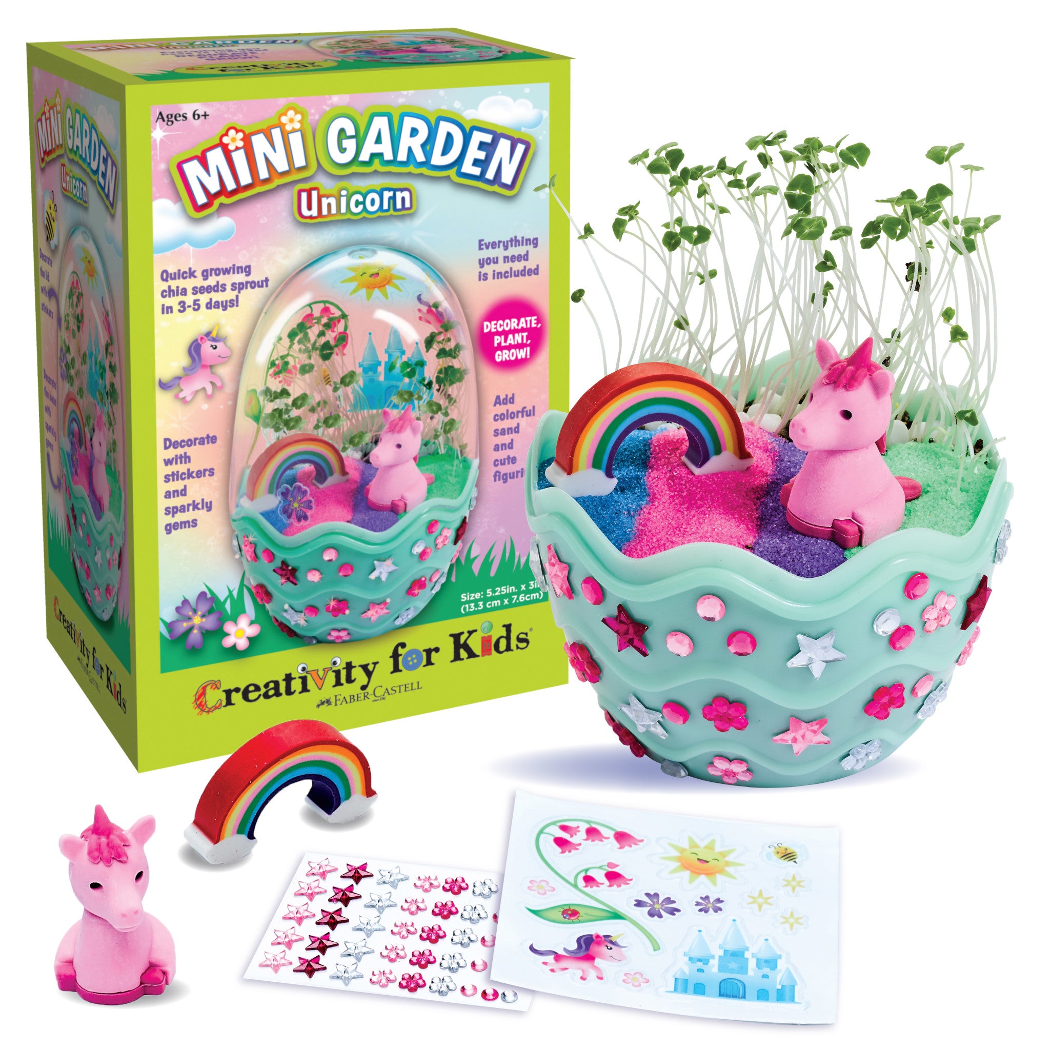 Mini Garden Unicorn Statue #6242000 - Whimsical Outdoor Decor for Fairy Gardens, Home & Office Desk