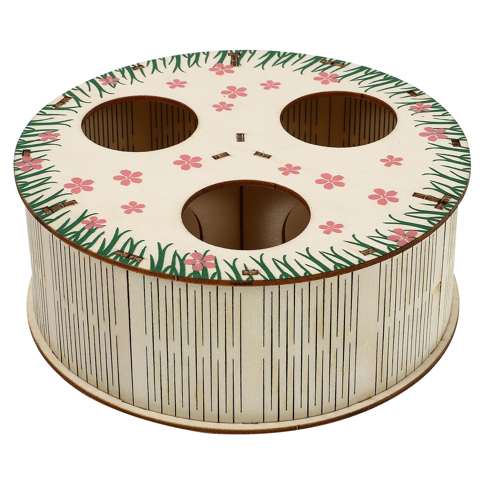 1pc Natural Wooden Hamster Maze Toy - Fun Hamster Tunnel & Labyrinth Activity House for Small Pets - Durable Pet Exercise & Play Toy for Hamsters, Gerbils, Mice - Perfect for Cage Enrichment & Mental Stimulation
