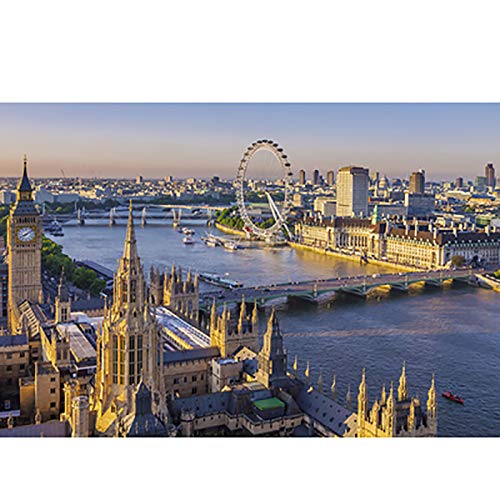 Premium Wooden Jigsaw Puzzles for Adults - Beautiful London & Famous City Views (500-6000 Pieces) - Educational & Stress Relief Toys for Kids & Adults - Perfect for Family Bonding & Home Decor