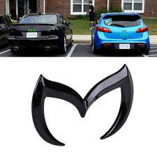 Mazda M Emblem Badge - Glossy Black / Matte Black / Chrome / Gold / Red - Compatible with Mazda3 - Perfect for Car Customization & Personalization