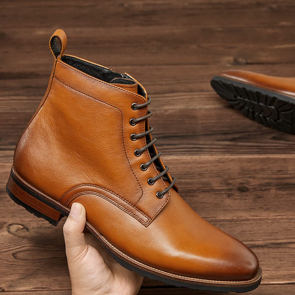 **Dockorio Men's Chukka Dress Boots - Stylish Oxford Boots for Casual & Formal Wear - Perfect for Office, Weddings & Night Out**