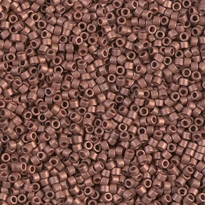 11/0 Delica Beads #0340 Copper Matte (5.2g) - Perfect for Jewelry Making, Beading Crafts, and DIY Projects