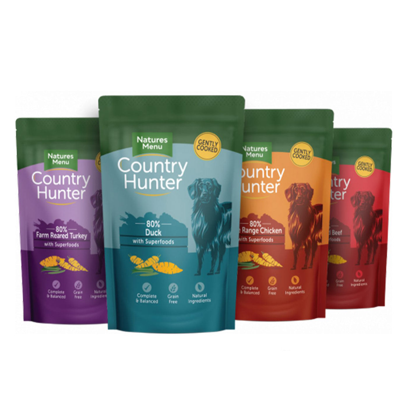 Nature's Menu Superfood Selection Dog Food - Grain-Free, High Protein, All-Natural Dry Dog Food (Case of 12) - Perfect for Active Dogs & Weight Management