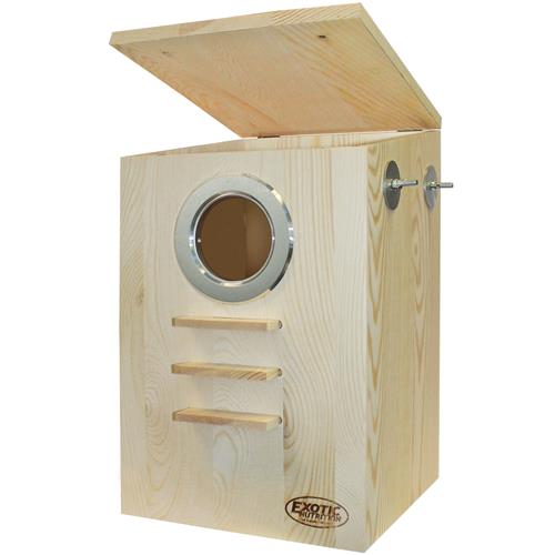 Squirrel Nest Box - Durable Wooden Outdoor Squirrel House for Backyard, Garden & Wildlife Habitat - Perfect for Squirrel Watching & Nature Lovers