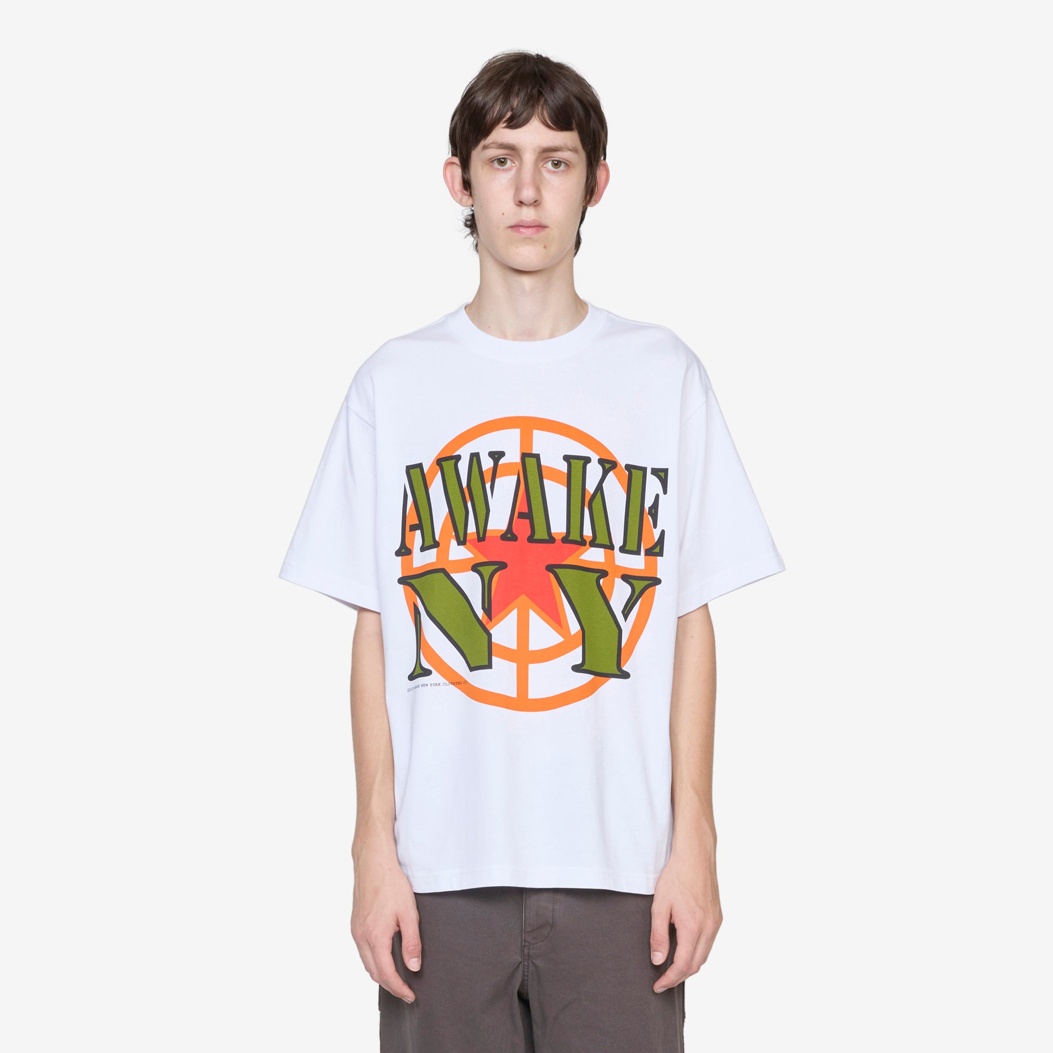 Crosshair Graphic T-Shirt for Men - White Cotton Tee for Casual Wear, Street Style & Everyday Outfits