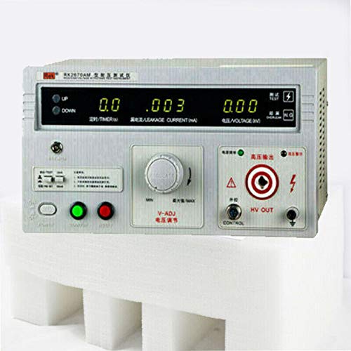 110V 2671AM 5KV AC/DC Hi-Pot Tester - High Voltage Withstand Testing Tool for Electrical Safety Inspection & Equipment Maintenance