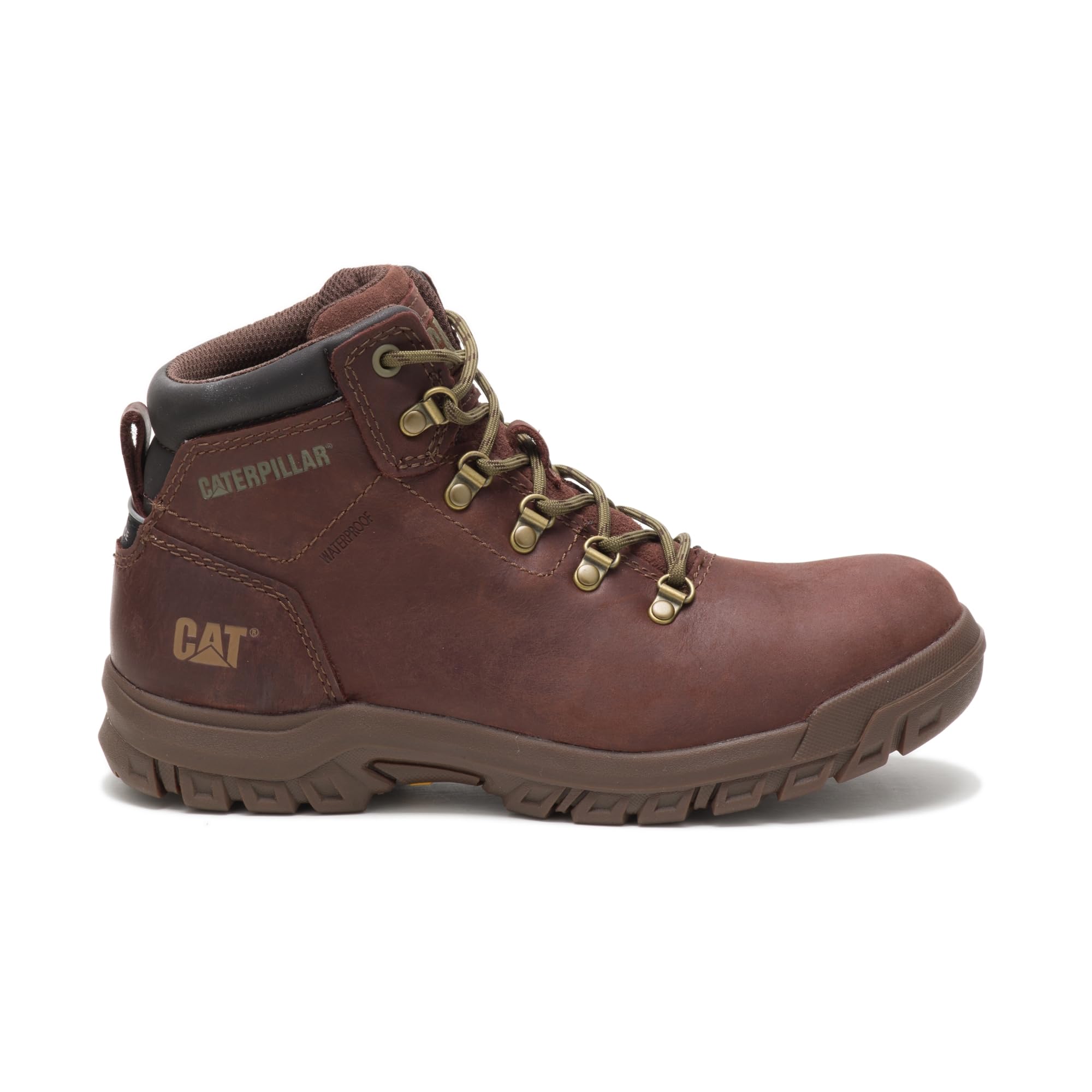 CAT Women's Mae Waterproof Steel Toe Work Boots - Safety Shoes for Construction, Warehouse & Outdoor Work - Slip Resistant & Comfortable for All-Day Wear