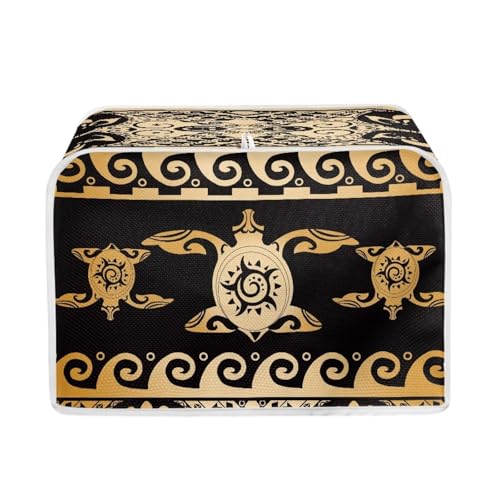 Black and Gold - Vintage Sea Turtle