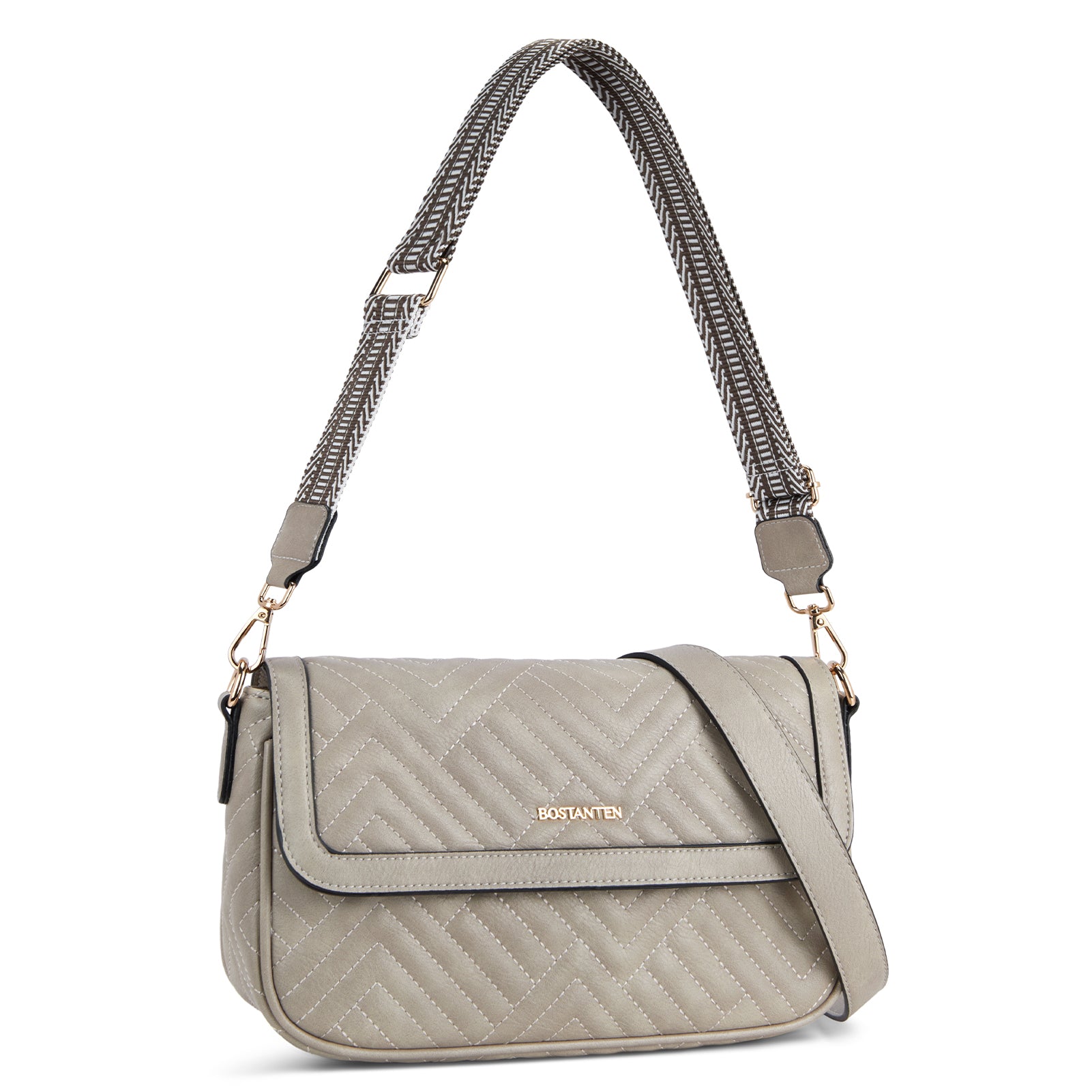 Kweli Quilted Vegan Leather Crossbody Purse for Women - Stylish & Cruelty-Free Handbag for Everyday Use, Work, and Travel