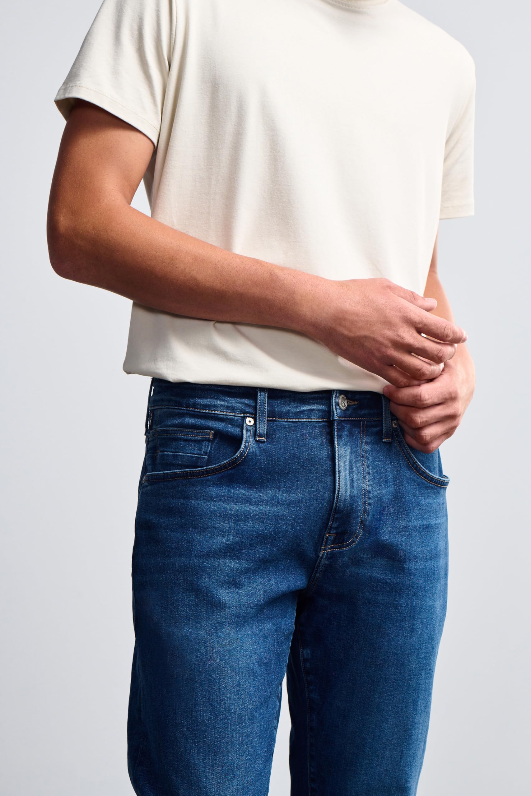 Ride Men's Slim Fit Regular Rise Jeans - Comfortable & Stylish Denim for Casual Wear & Everyday Outfits