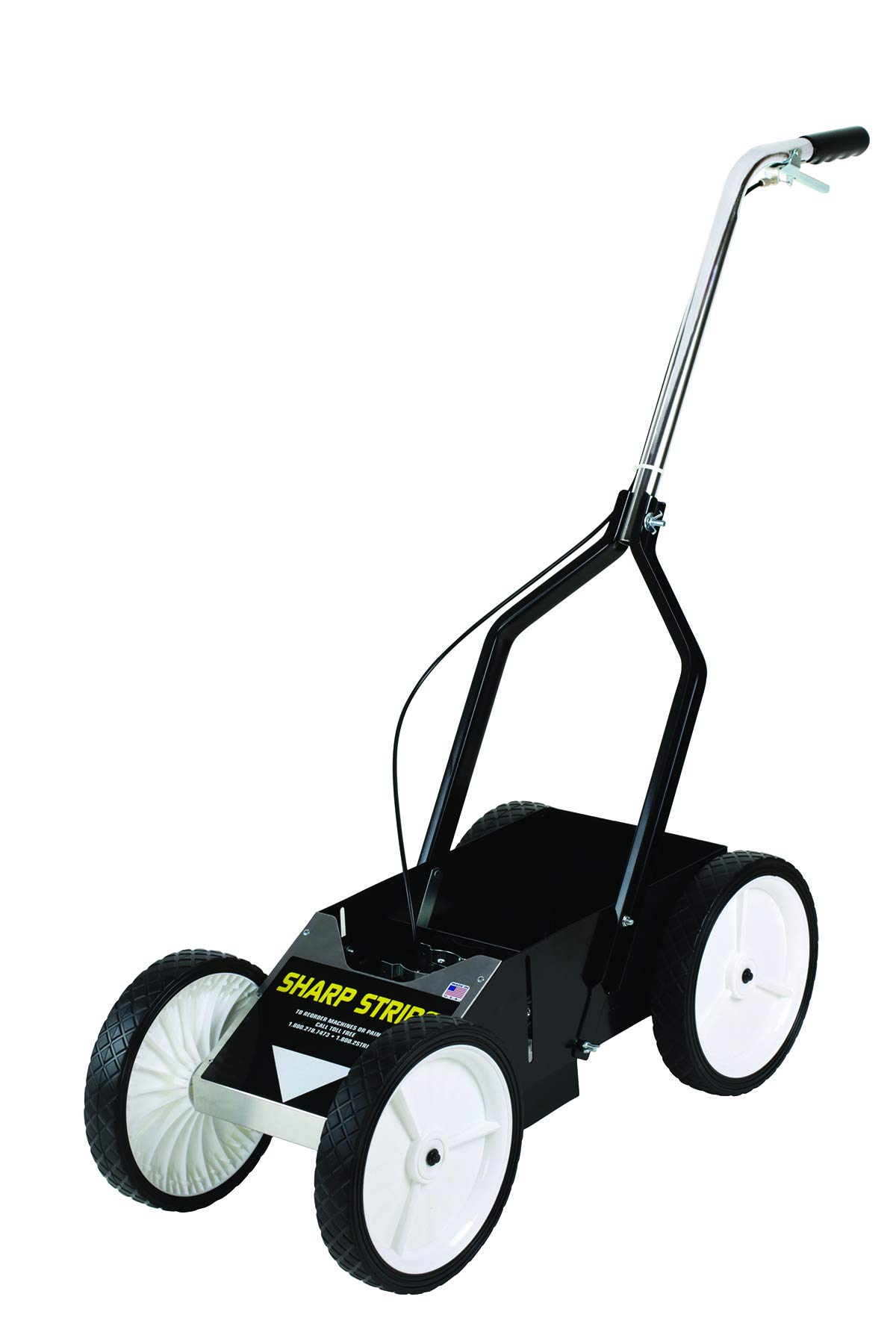 AOLDHYY 10-Can Aerosol Paint Striping Machine with 10-Inch Wheels - Professional Line Marking Equipment for Parking Lots, Roads & Sports Fields (Machine Only, Paint Sold Separately)