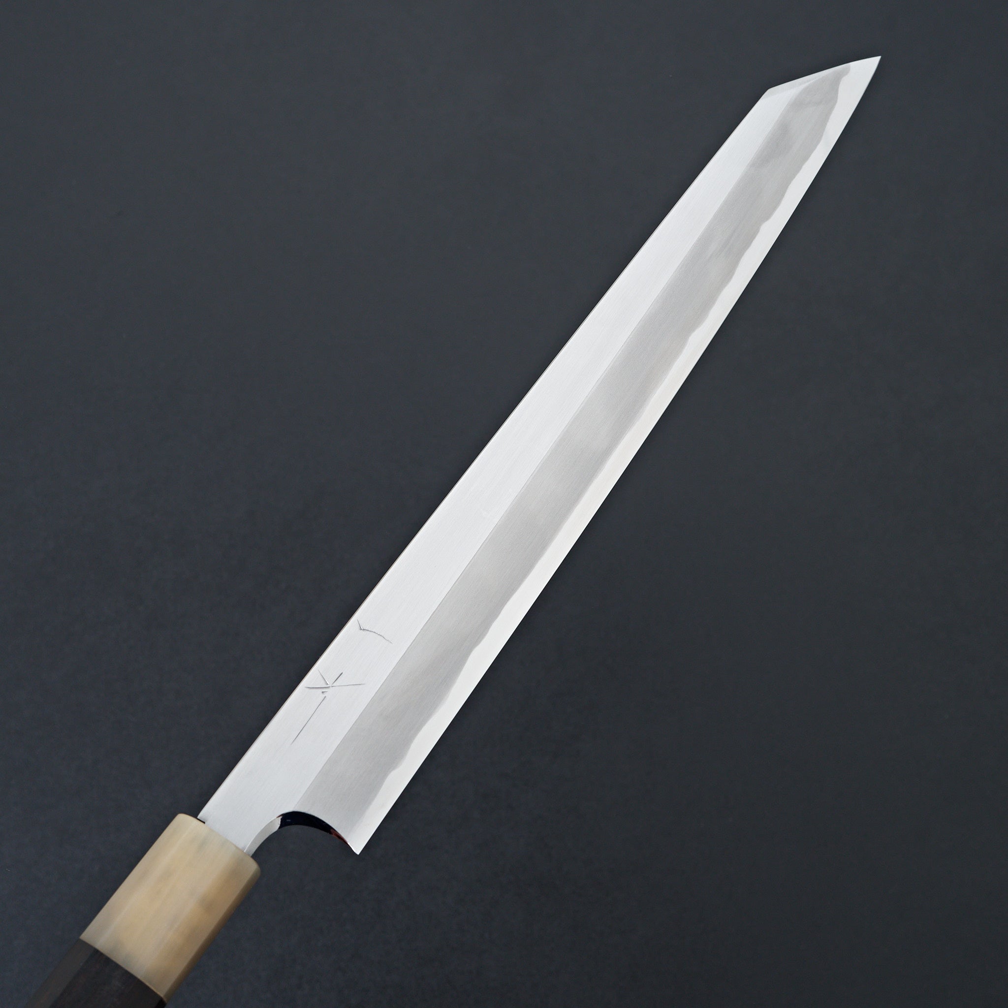 Hitohira Togashi White #1 Tachi Kiritsuke Yanagiba 270mm Japanese Chef Knife with Ebony Handle & Saya - Perfect for Sushi, Sashimi & Precision Cutting