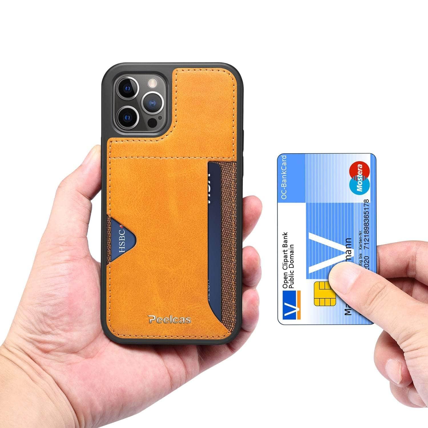 iPhone 15 Pro Case with Card Holder - Slim Protective Phone Cover for iPhone 15 Pro | Shockproof & Drop Protection | Perfect for Everyday Use, Travel, and Business Meetings