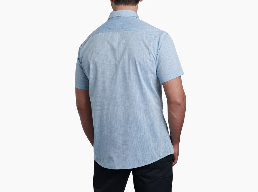KUHL Karib Stripe Short Sleeve Shirt for Men - Lightweight, Quick-Dry & Breathable - Perfect for Hiking, Travel & Outdoor Adventures
