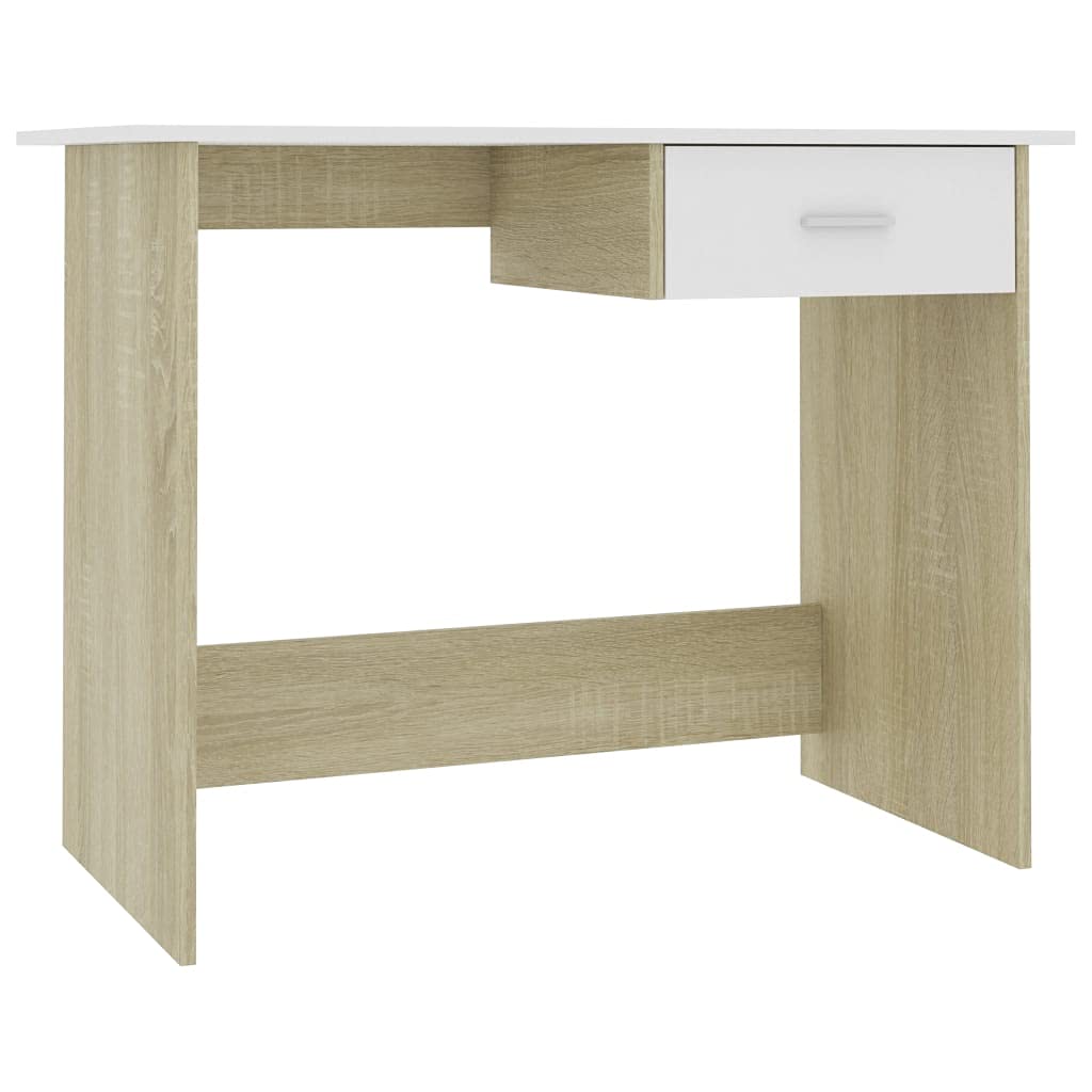 Modern Writing Computer Desk for Small Spaces | Home Office & Laptop Table | Industrial Simple Workstation | 39.4