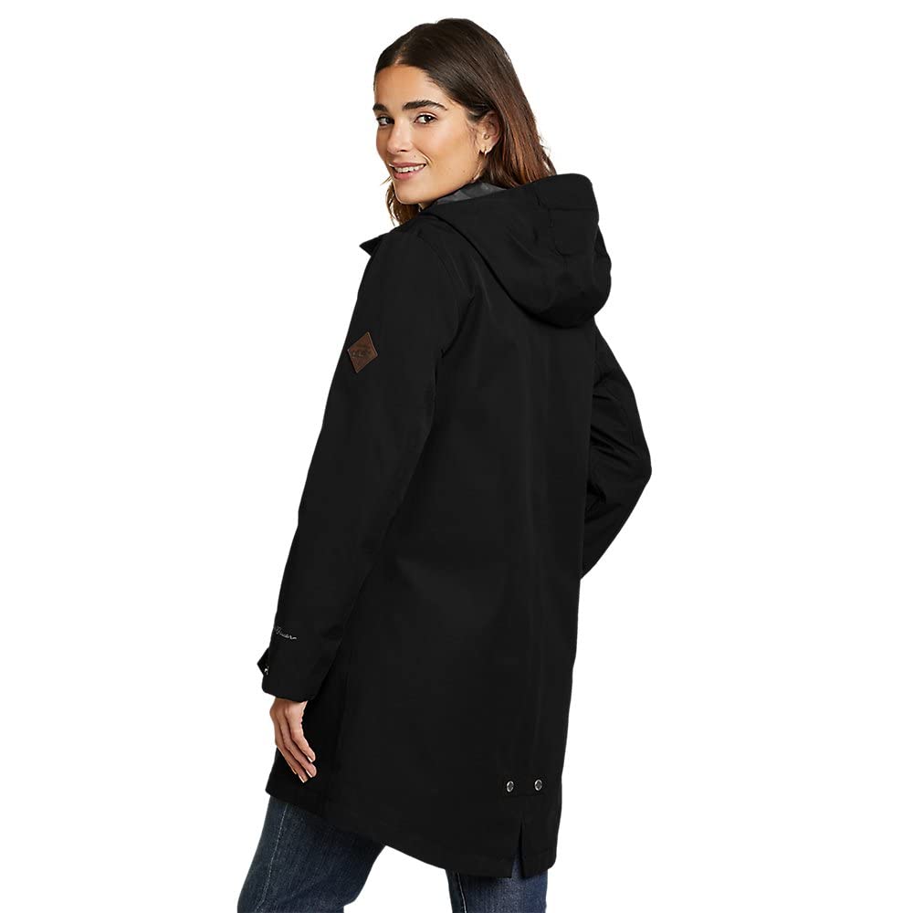 Eddie Bauer Women's Charly Waterproof Rain Jacket Parka - Lightweight Windproof Outdoor Coat for Hiking, Camping & Everyday Wear