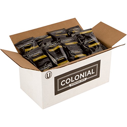 Premium Colonial Coffee Packets - Pre Ground Breakfast Blend Medium Roast Coffee (2.5 oz Bags, Pack of 32) | Single Serve Drip Coffee Maker Pods | Perfect for Home, Office & Camping Use