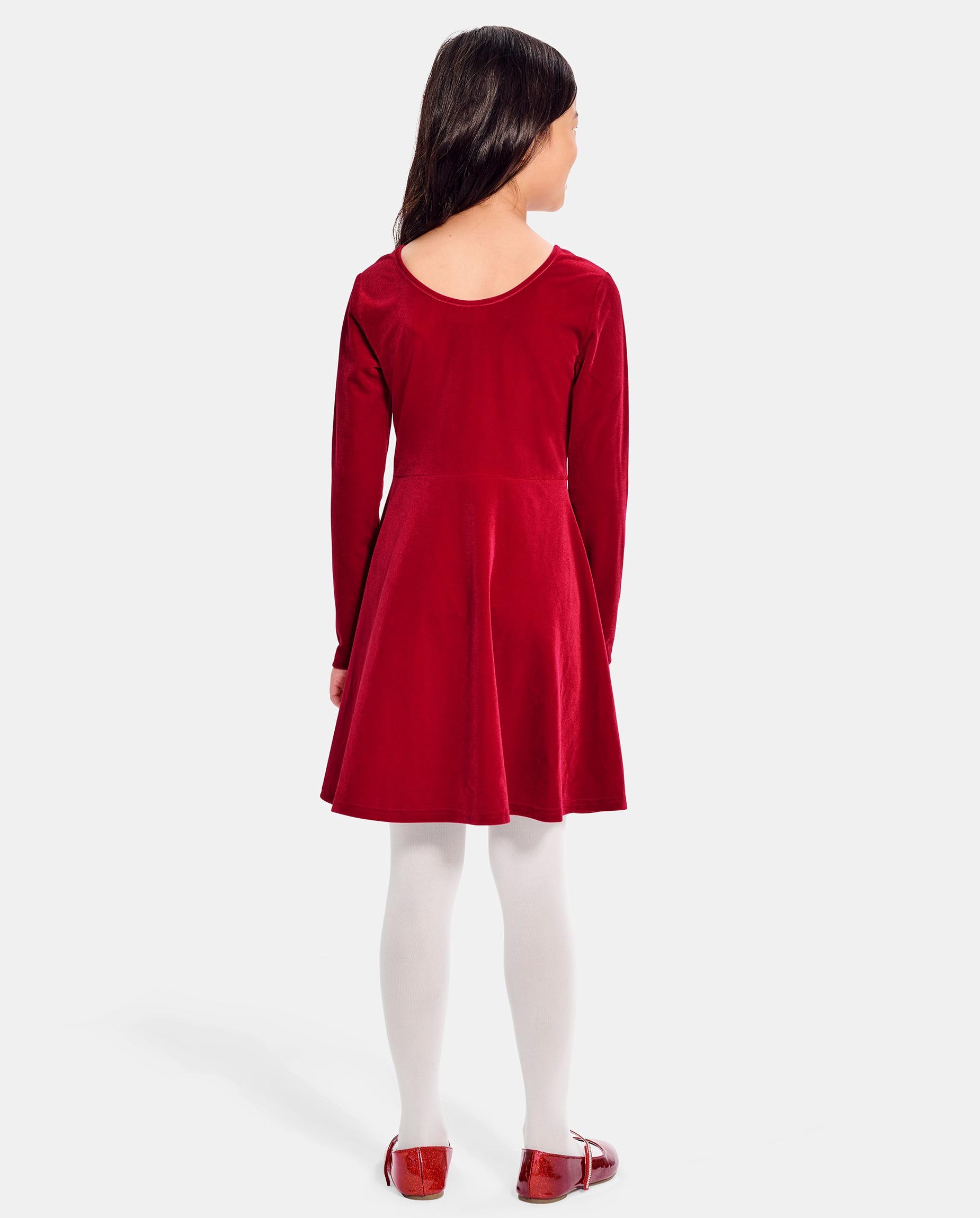 The Children's Place Girls' Long Sleeve Party Dresses for Special Occasions - Perfect for Birthday Parties, Weddings & Holiday Events