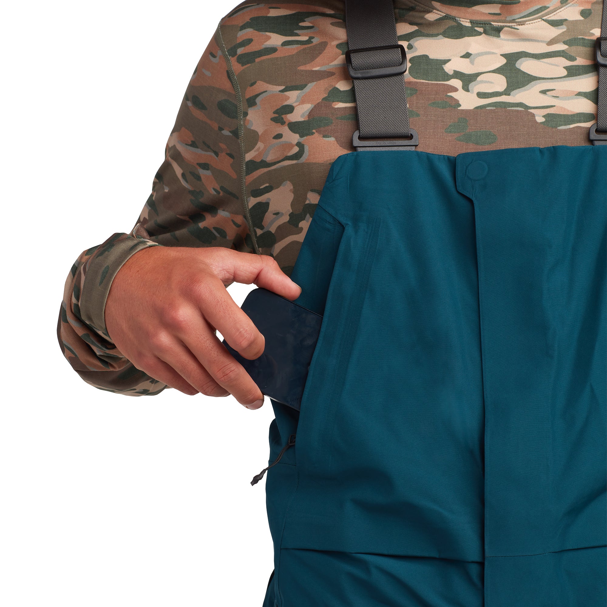 Stoker Gore-Tex 3L Bib Pants for Men - Waterproof Ski & Snowboard Bib Overalls for Winter Sports & Outdoor Activities