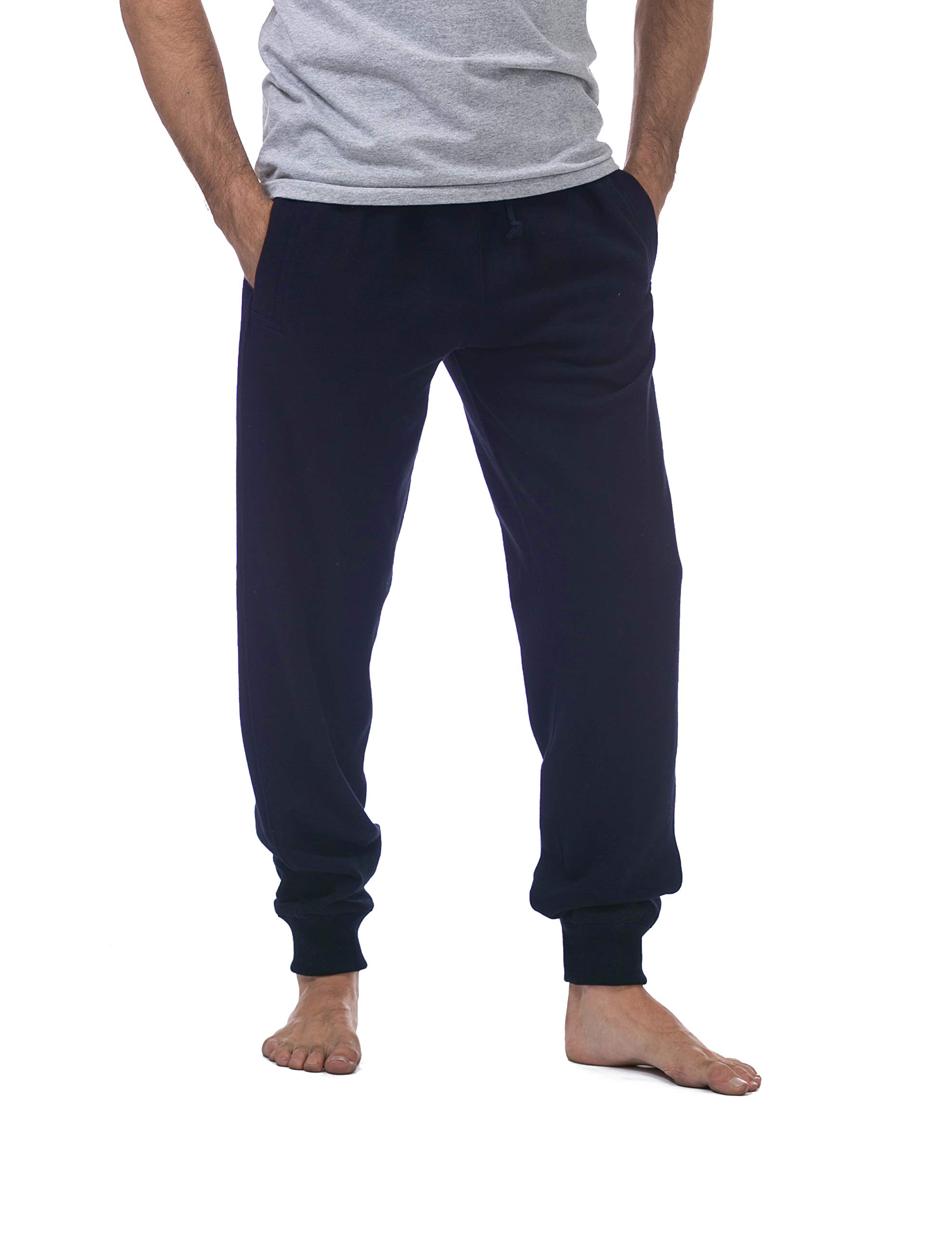 Pro Club Men's Fleece Jogger Pants - Soft & Comfortable Lounge Pants for Casual Wear, Workout, and Home Relaxation