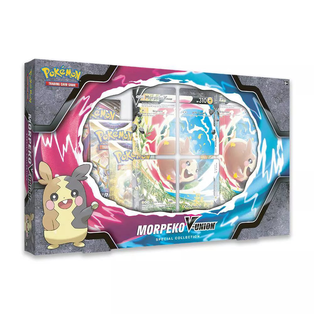 Pokemon Trading Card Game: Morpeko V Union Special Collection – Rare Cards for Collectors & Battles | Perfect for Tournaments, Gifts & TCG Enthusiasts