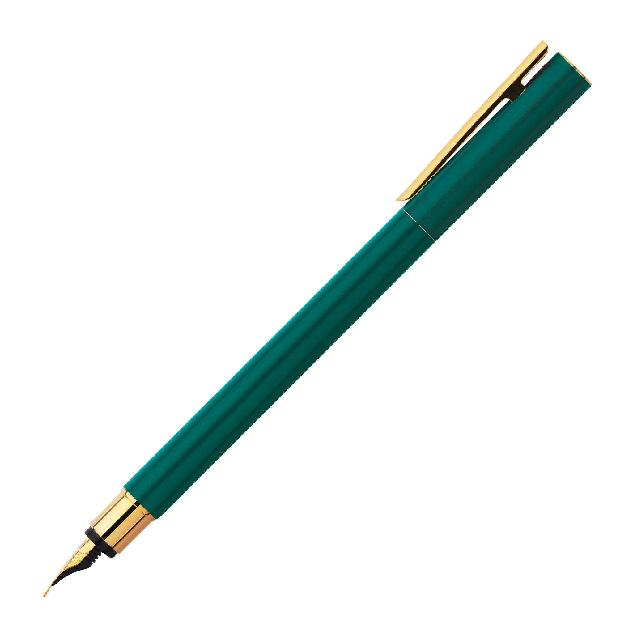 NEO Slim Fountain Pen - Limited Edition Rainforest Gold | Premium Writing Instrument for Calligraphy, Journaling & Gifts | Elegant Office & Home Use
