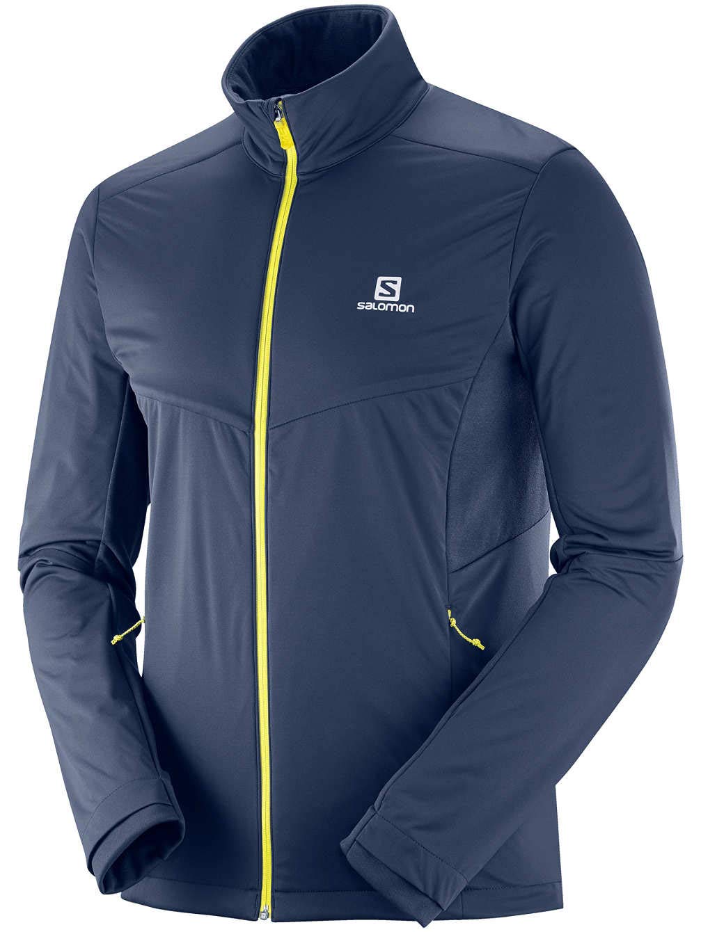Salomon Agile Warm Jacket for Men - Lightweight Waterproof Winter Jacket for Hiking, Skiing & Outdoor Adventures