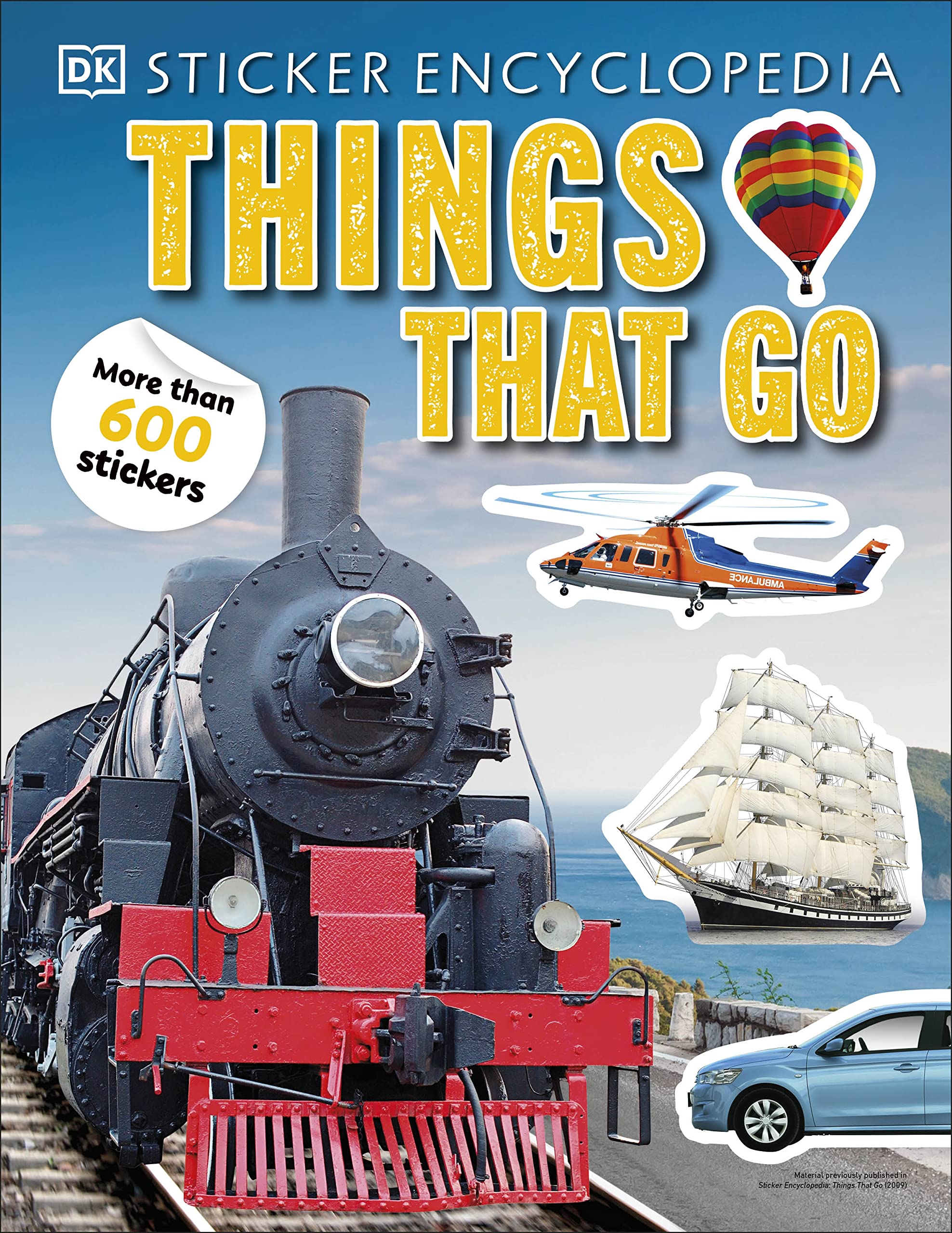Sticker Encyclopedia: Things That Go - 600+ Vehicle Stickers for Kids, Cars, Trucks & More | Perfect for Scrapbooking, DIY Projects & Educational Activities