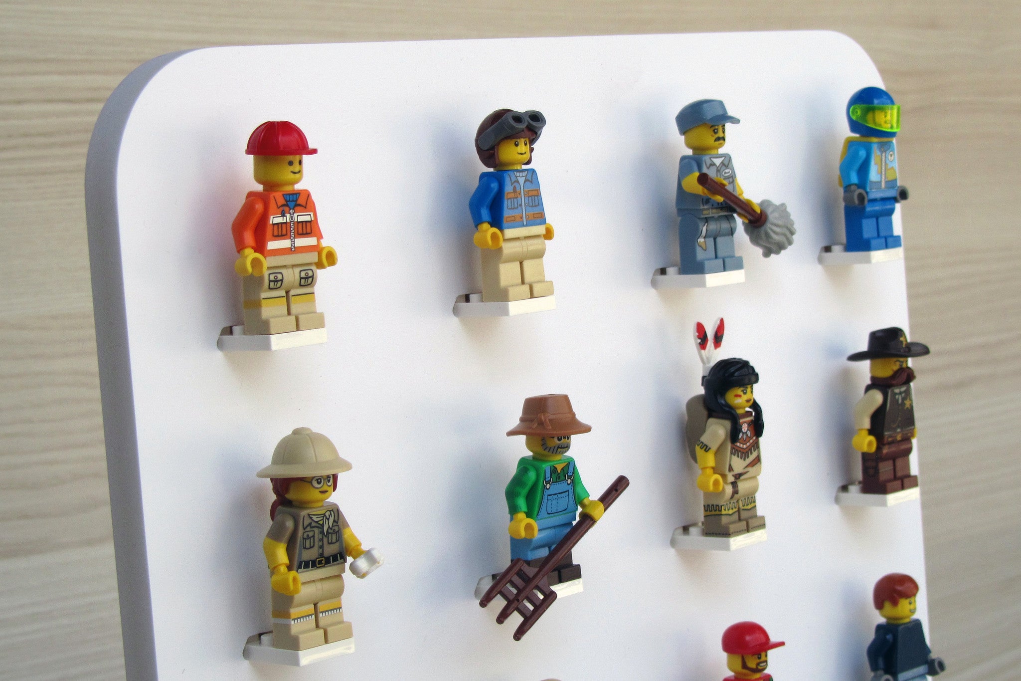 Premium Lego Minifigure Display Case - Clear Acrylic Showcase for Collectible Minifigs - Perfect for Home Decor, Office Display & Gift Giving