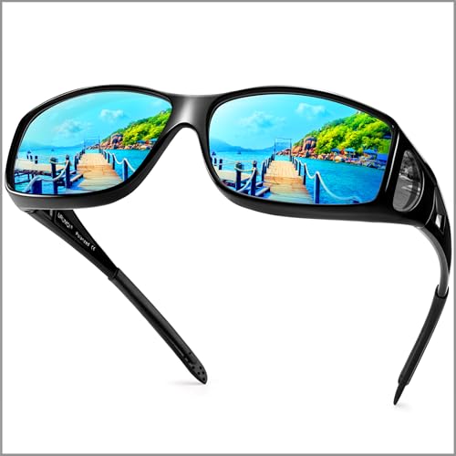 A24 Glossy Black Frame/Blue Mirrored Lens