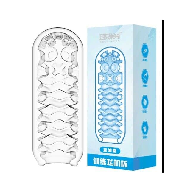 WALLER PAA Mini Ribbed Pocket Cock Stroker Sleeve - Male Masturbation Toy for Men | Discreet & Portable Pleasure for Travel, Solo Play & Couples Fun