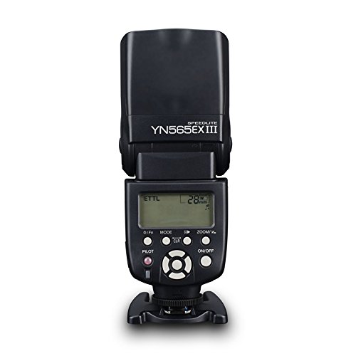 YONGNUO YN565EX III TTL Speedlite Flash for Canon Cameras - 2.4G Wireless GN58 with HSS, Master/Slave Mode - Perfect for Wedding, Portrait & Event Photography