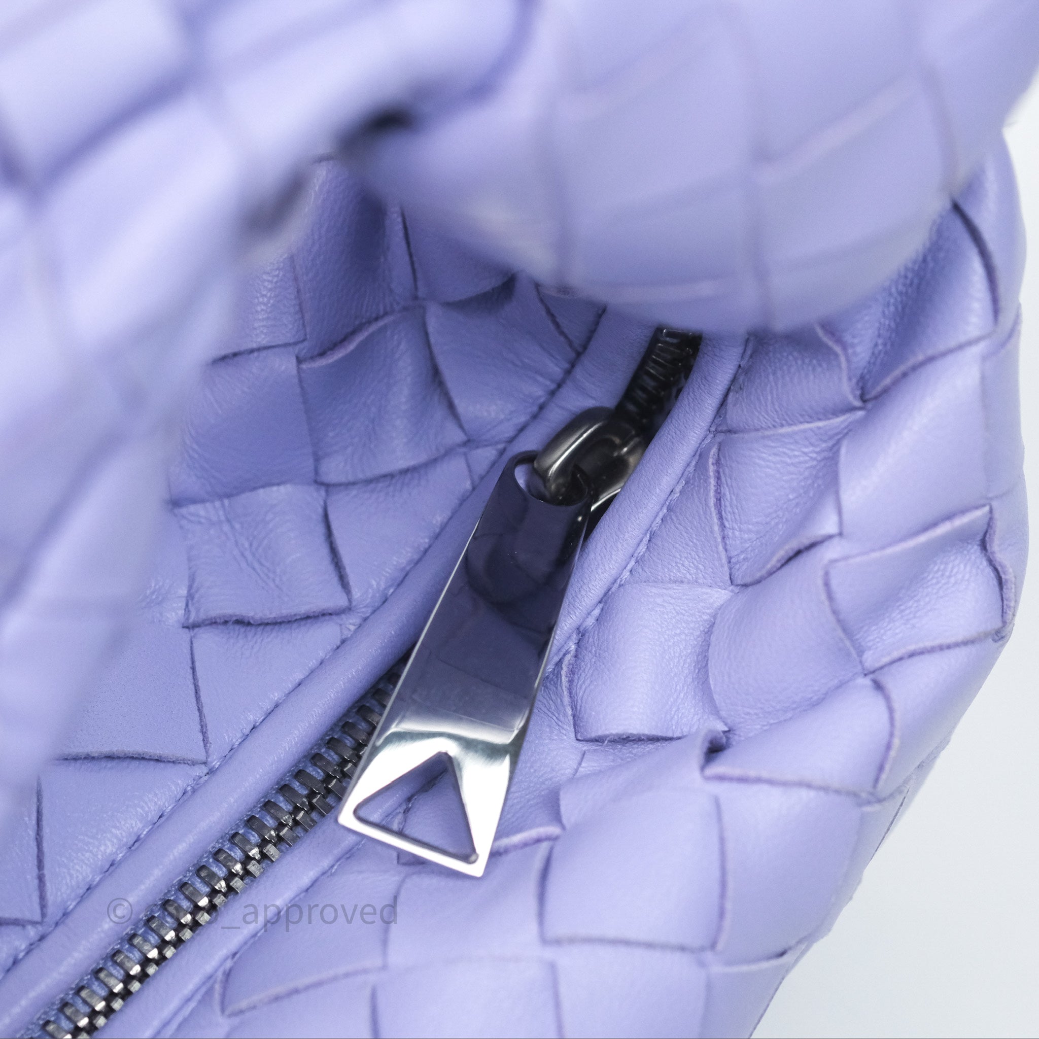 Bottega Veneta Mini Jodie Bag in Purple Intrecciato Lambskin Leather - Perfect for Everyday Use, Date Nights & Special Occasions