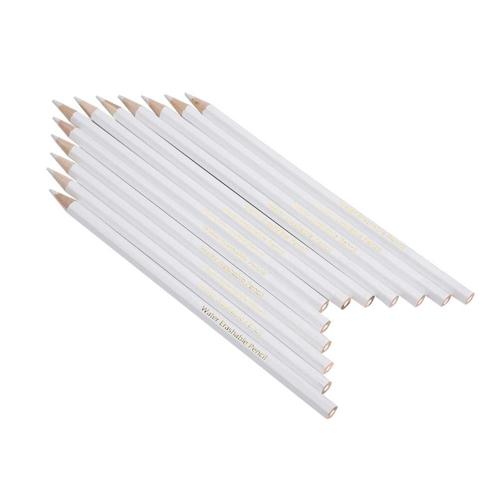 12-Piece Tailor's Chalk Pencils Set - White Water-Soluble Fabric Marking Pencils for Sewing, DIY & Crafts | Perfect for Dressmaking, Quilting & Fabric Projects