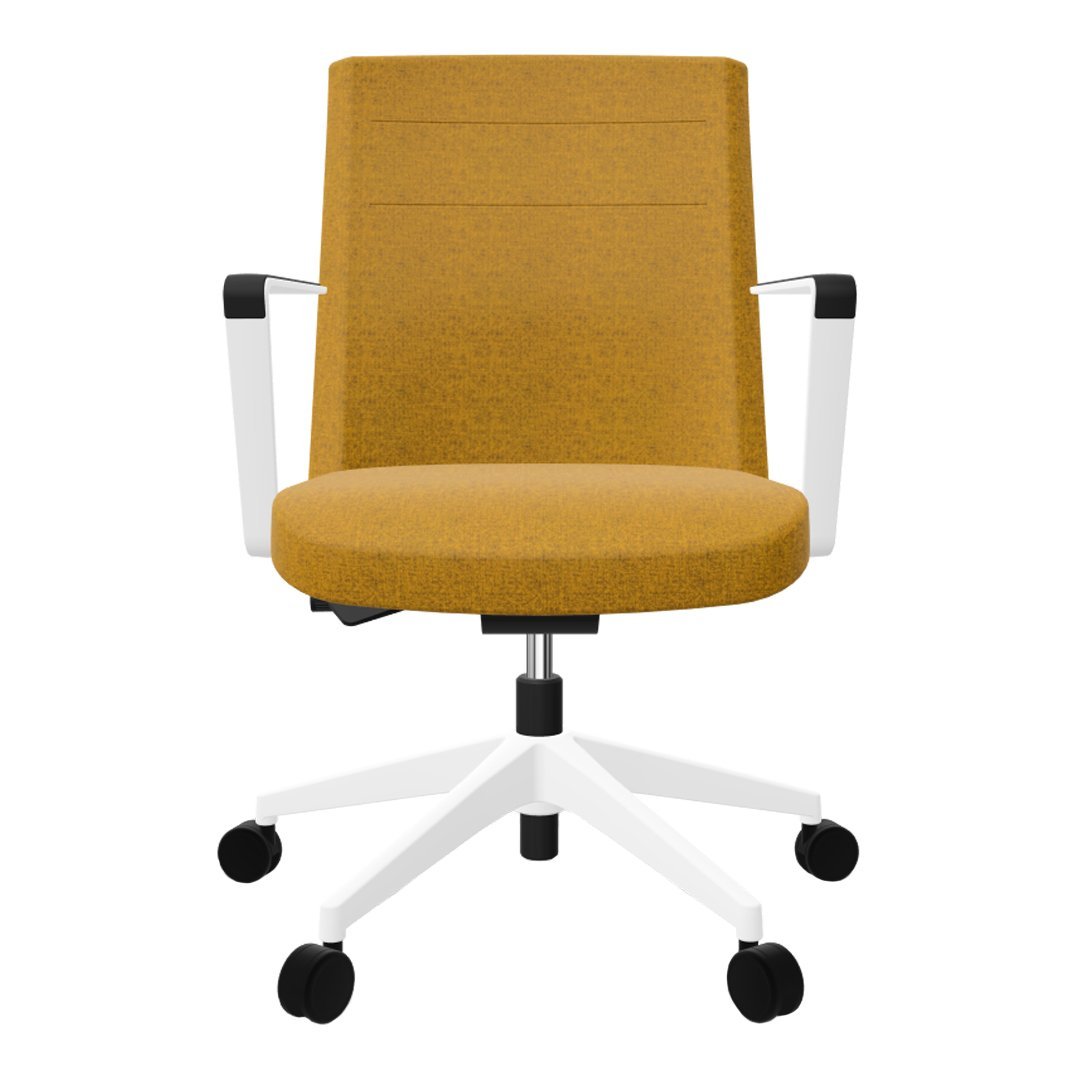 Ergonomic Low Back Office Chair with Thermoseal Technology & 360° Swivel Base - Perfect for Home Office, Gaming, and Workspace Comfort