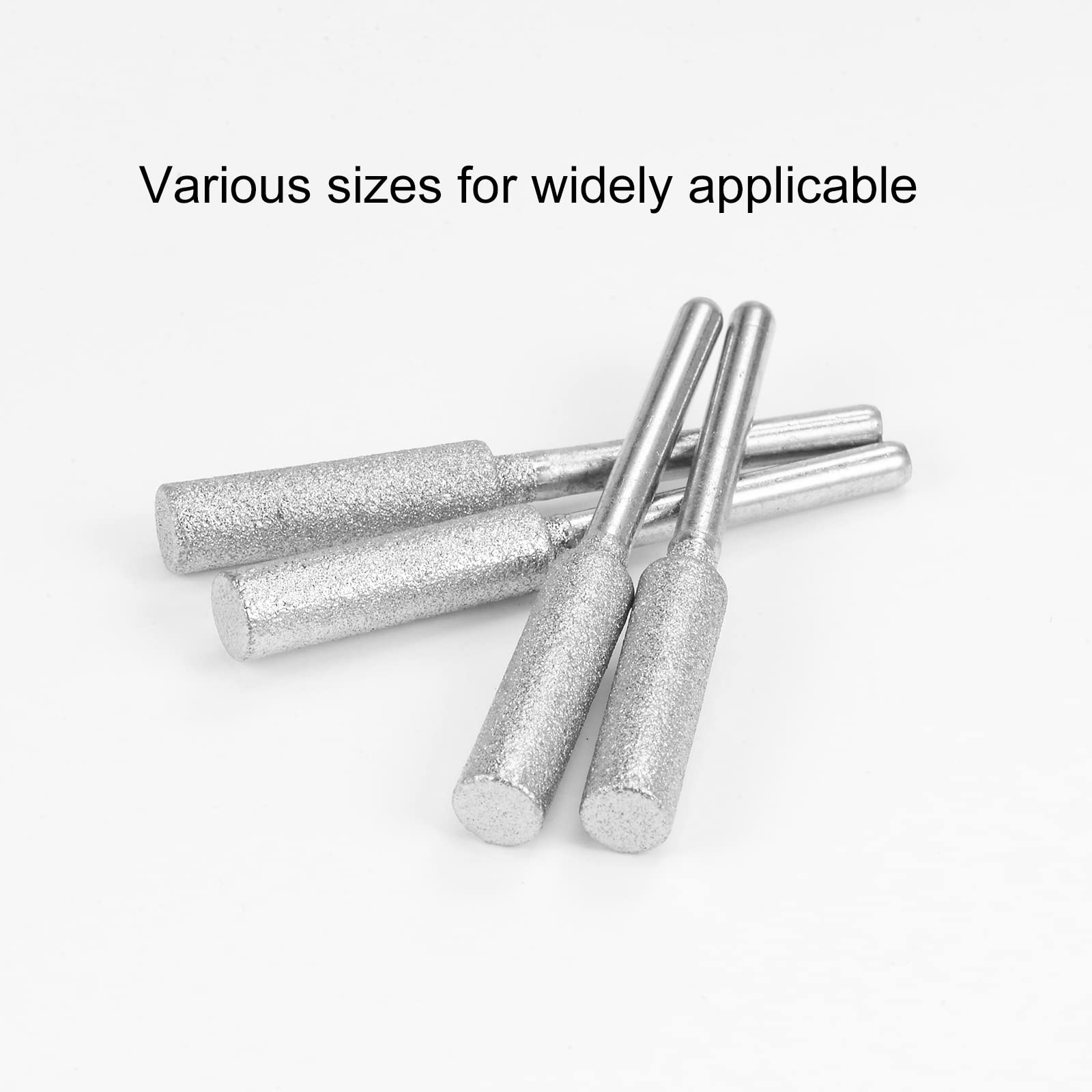HARFINGTON 5-Piece Diamond Chainsaw Sharpener Bits 7/32